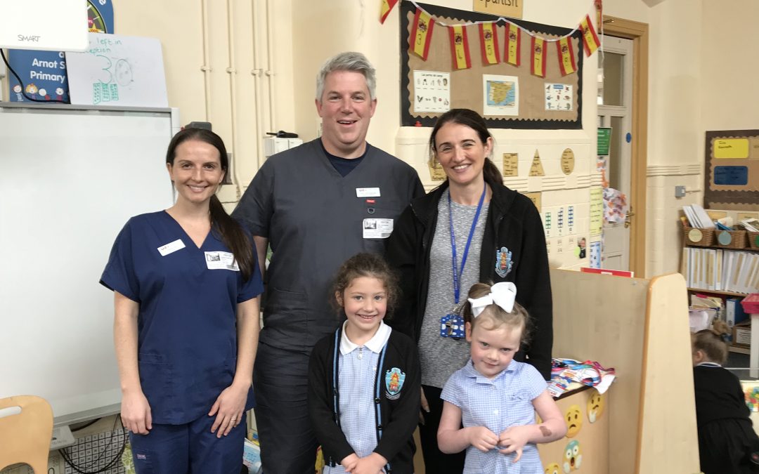 Our Visit to Arnot St Mary C of E Primary School